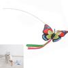 Butterfly Cat Toy Boredom Relief Interactive 360 Degree Rotating Cat Toy with 3 Flashing Butterflies Butterfly
