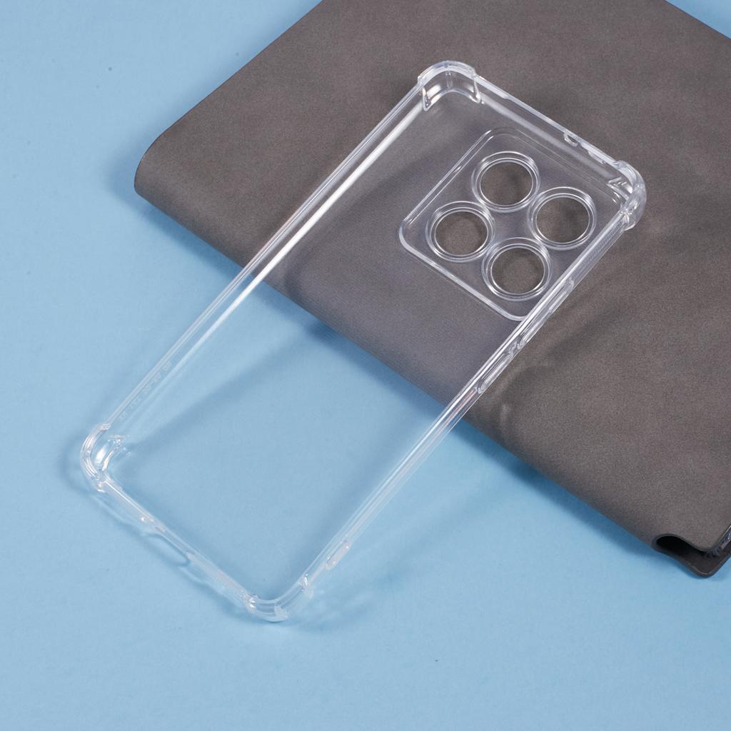 Für Xiaomi 14T Pro Handyhülle Verstärkte Vier-Ecken Anti-Sturz Klare TPU-Abdeckung