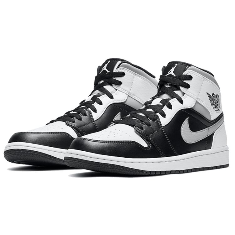 Air Jordan 1 Mid White Shadow Men Sneakers Grey 554724-073