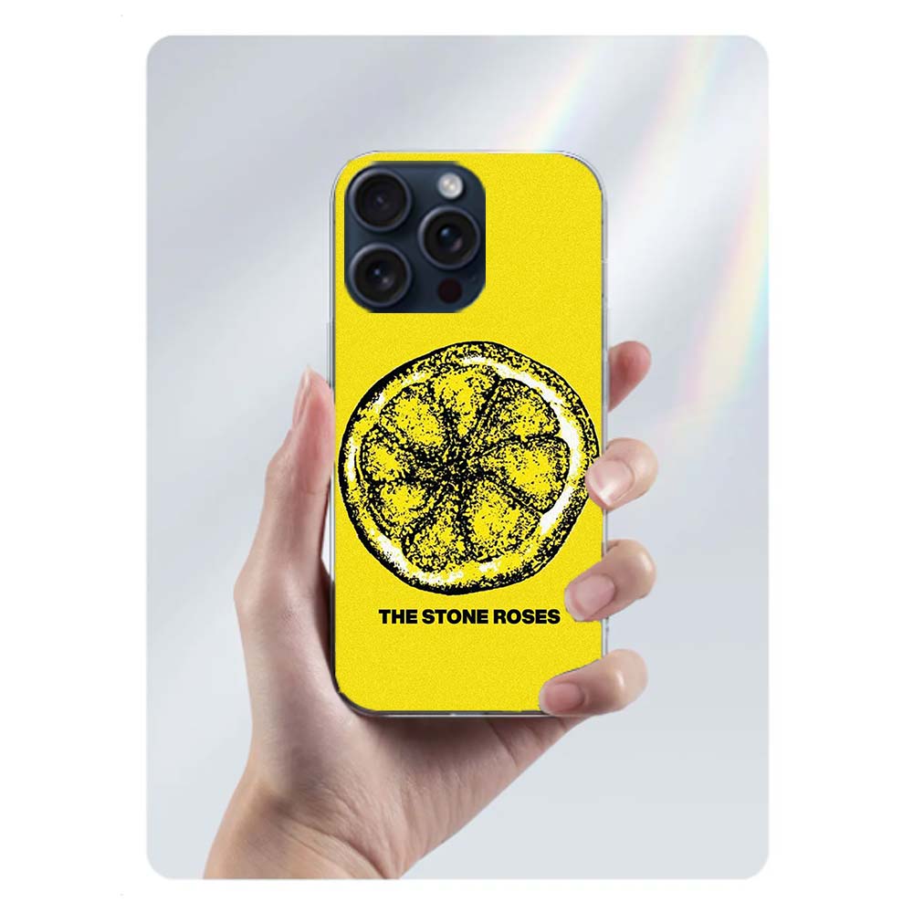 

The Stone-R-Roses Clear Phone Case For Iphone 17 Air 16 Pro Max 15 Pro 14 Plus 17E 16E 11 13 12 Mini Cover Cases Fundas Cell TPU iPhone 11