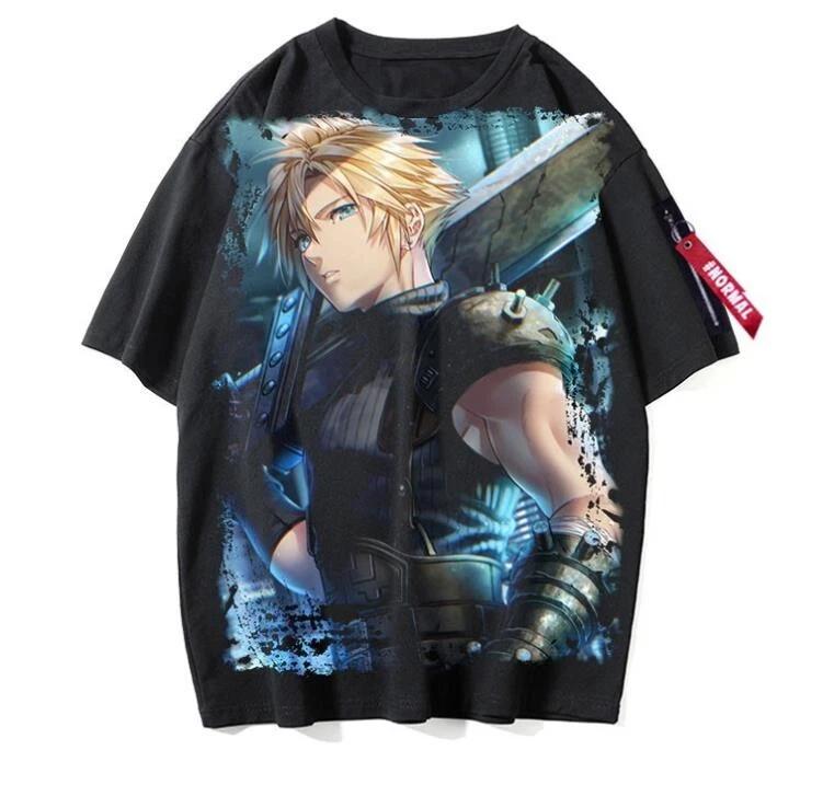 Final Fantasy Cosplay Anime Manga Streetwear T-Shirt Tee Undershirt Polyester S