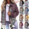 Women S Long Sleeve Denim Button Up Jacket Casual Outerwear