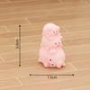 Cute Mini Piggy Ornament Cartoon Pig Figurine Micro Landscape Car Interior Home Desktop Decoration