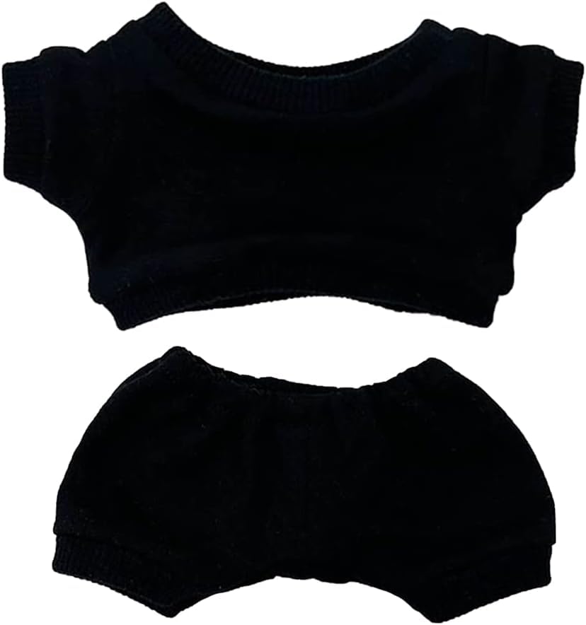 

AXLUCE Плюшевая одежда - Плюшевые штаны - Одежда - Кукла 20 см (Черный, 20см)