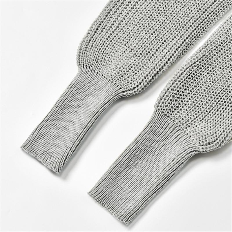 Womens Crossed Back Knitted Cover Up Scarf with Sleeves Sweater Shawl Wrap Shrug Layering Solution For Chilly Environment