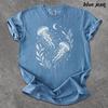 Celestial Jellyfish Shirt, Botanical Ocean Tee, Moonlit Marine Life Graphic, Coastal Sea Lover Gift, Mystical Comfort Colors Shirt