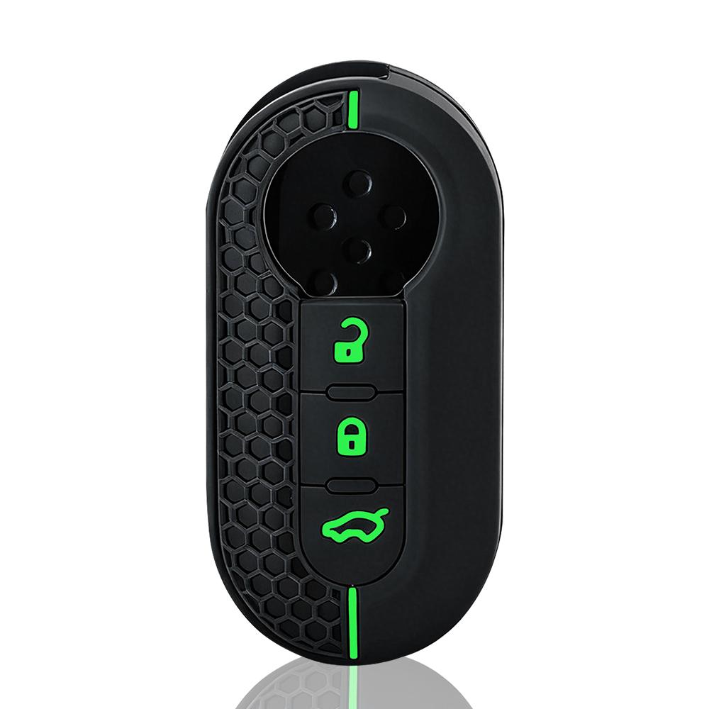 New Style Silicone Key Cover Car Key Case Shell Remote For Fiat Ducato 500 Panda 500L Lancia Musa For Peugeot Boxer For Citroen