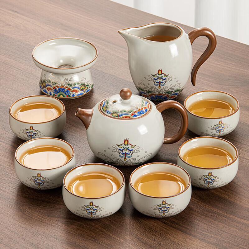 Qingsongshen Ru Kiln Kung Fu Tea Set