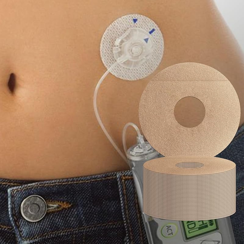 

Универсальные клейкие пластыри для СГМ и инсулиновых помп, отверстие 0,8 дюйма, упаковка 40 шт., водонепроницаемые и дышащие пластыри для СГМ, долговечные пластыри для сенсоров, предварительно вырезанные 20 Count (Pack of 1)