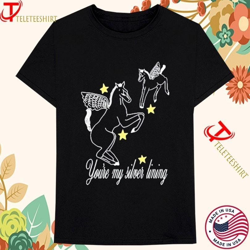 

Laufey You re My Silver Lining Pegasus Black S-5XL T-shirts Unisex T-Shirt L