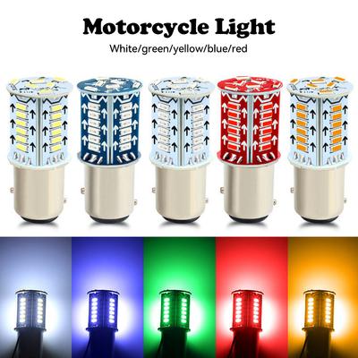 Motosiklet 1156 1157 12V LED Motor Ampul Far 30SMD Çipler Lamba Araba Far Ampulleri Işık 4014