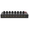 HA800S 8-Kanal Kopfhörerverstärker Ultra Rauscharm Soundmixer Ultra Kompakter Stereo Soundverstärker für Musikmixer Aufnahme 100‑240V EU-Stecker