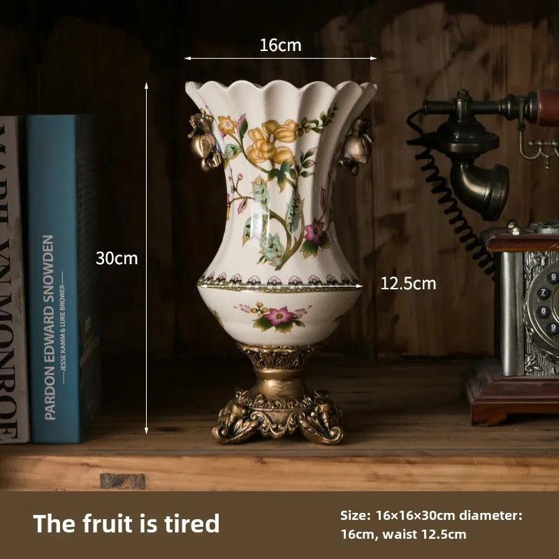 

Керамическая ваза с трещинами на льду Креативное украшение для дома Поделки Цветы Украшение вазы из сухоцветов Украшение цветочной композиции на столе