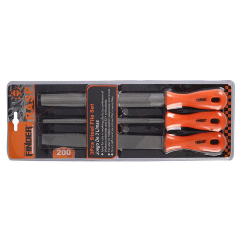 File Set 3 Pcs Hand Wood /Steel File Tools Alloy Set for Sharping Wood Metalwork File Carving Tools