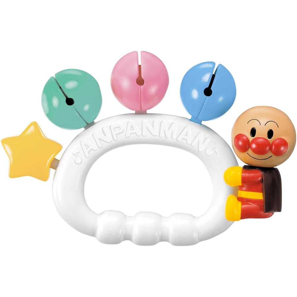 Agatsuma Anpanman Baby Friend Bell Toy 2024 Edition with Sound and Light Features