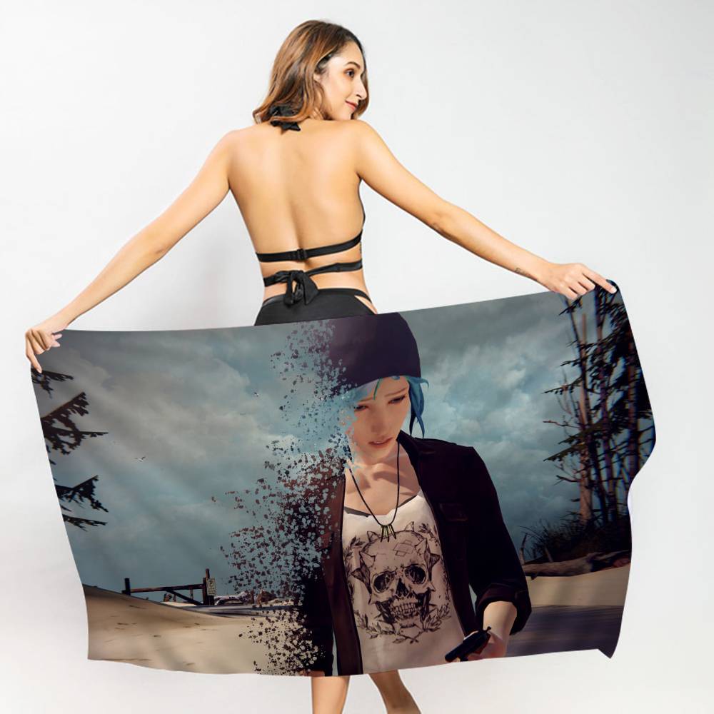 Story Adventure Game L-Life Is Strange Beach Towel Colorful Bath Towels For Girl Microfiber Sand Free Beach Spa Gym Pool