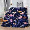 Flowers Will Bloom for You Kid's Blanket King Size Home Interior Fluffy Soft Blankets &amp; Throws Bed Throw Knitted Plaid Knee Nap