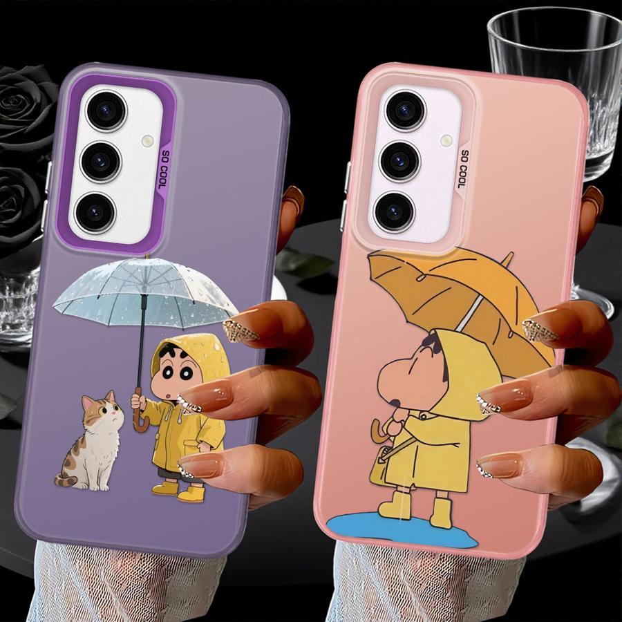 Phone Cover Case for Samsung Galaxy A12 A14 A56 A54 A16 A34 A17 A52 A32 A36 A13 A72 A25 A73 A23 A71 Cool Cra-yons Shin-chans
