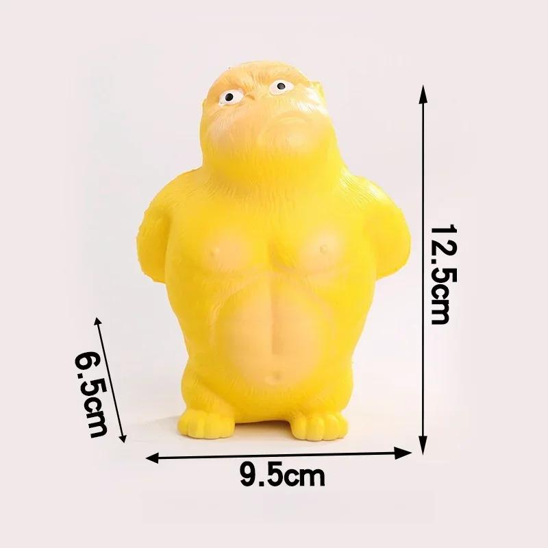 

Неразрушимая Сквиши Фигурка Обезьяны Растягивающаяся Сжимаемая Горилла Эластичная Антистресс Орангутан Кукла Декомпрессионная Обезьяна Декор