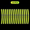 Car Wheel Hub Reflective Stickers Tire Rim Luminous Accessories For Volkswagen Santana GTI Rline Polo Golf Passat B5 B6 Touran Magotan