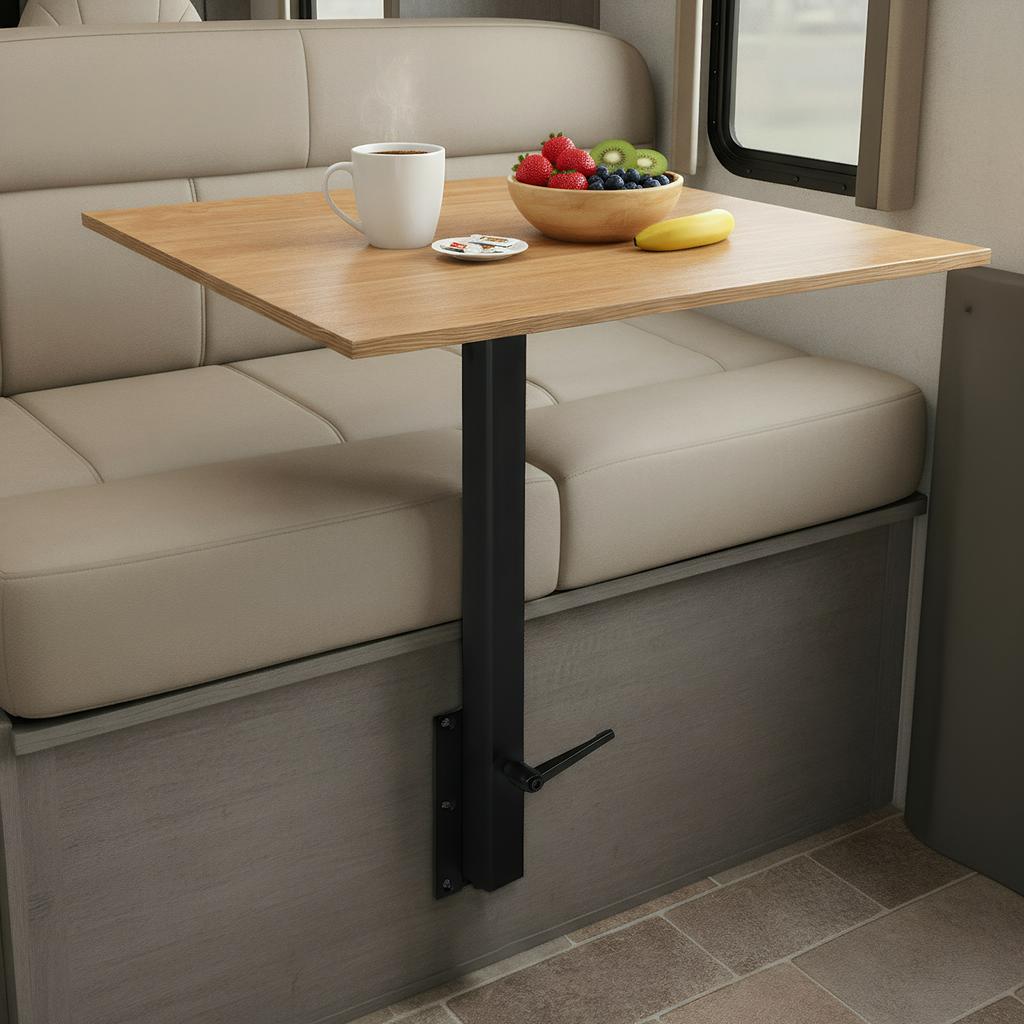 Aluminum Alloy 360 Degree Rotation Detachable Telescopic Table Leg Removable Table Leg for Yachts RV Motorhome