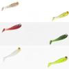 5 Stück/Beutel, 5 cm, 1,3 g, Lumineszenz-Weichköder, realistischer T-Schwanz-Fisch-Imitationsköder für Angelausrüstung, Nachtangeln, Meer, Fluss