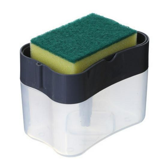 Cross-border Soap Dispenser and Cleaning Brush with Liquid Box and Sponge