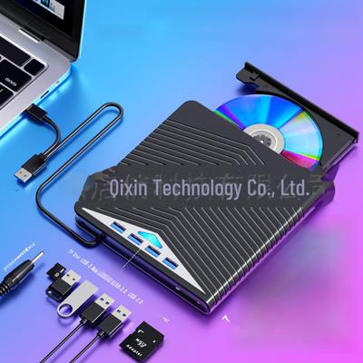 7-in-1 Multifunctional USB-C External DVD Burner & SD Card Reader