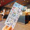 4pcs Panda Bubu And Yier 3D Bubble Stickers Sakura Creative Girl'S Diy Phone Case Camera Decoration Children'S Reward Toy