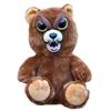 Feisty Pets Brown Bear by RANGS Japan, Facetippet Angry Bear, Changing Expression Plush Toy