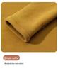 Camel Wool Women's Thick Fleece-Lined Semi-High Neck Top for Autumn/Winter