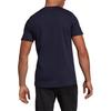 Adidas Essential Linear AOP Box Letter Round Neck Comfortable Versatile Short Sleeve T-Shirt Men T-Shirts Navy-Blue DV3045