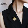 Scarves Brooch 1/2Pcs Women Pin Flower Design Lapel Pin