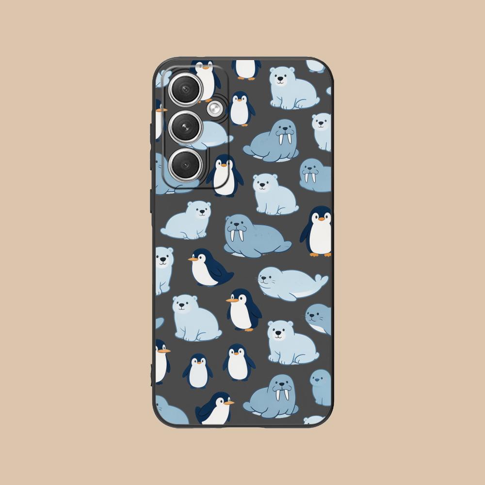 

Animes Puppy Kitten Matte Mobile Phone Case for Samsung Galaxy S26 S25 S24 S23 S22 S21 S20 Note20 Plus FE Ultra Colorful Cover Galaxy Note20