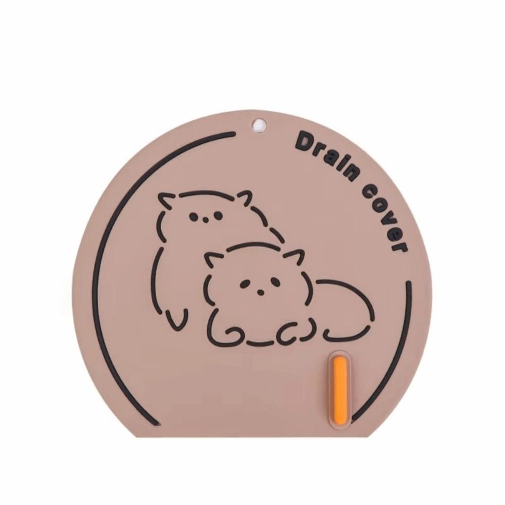 Washable Silicone Sewer Floor Drain Cover Anti Odor Anti-blocking Bathroom Sink Covers Anti-skid Deodorant Cover Bathroom