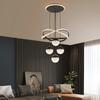 Modern led Chandelier Lighting Three LED Colors Nordic Restaurant Lighting Living Room Chandelier Hanging Lamp Lighting Fixture