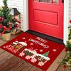 Christmas-Themed Doormat Holiday Atmosphere Entryway Rug Living Room Bedroom Welcome Mat Outdoor Rug Home Decor