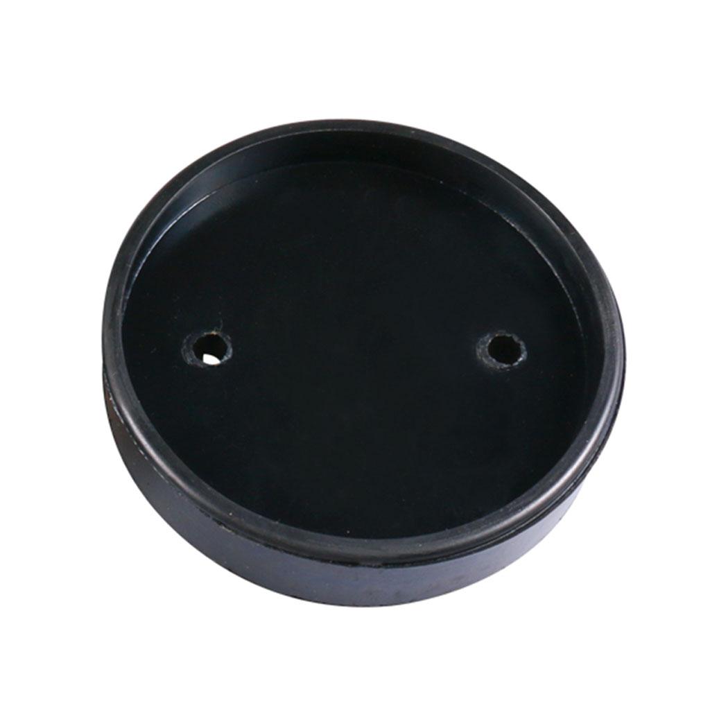Universal Rubber Jack Pad Slotted Jack Pad Adapter Frame Rail Protector Slotted Frame Black/Yellow