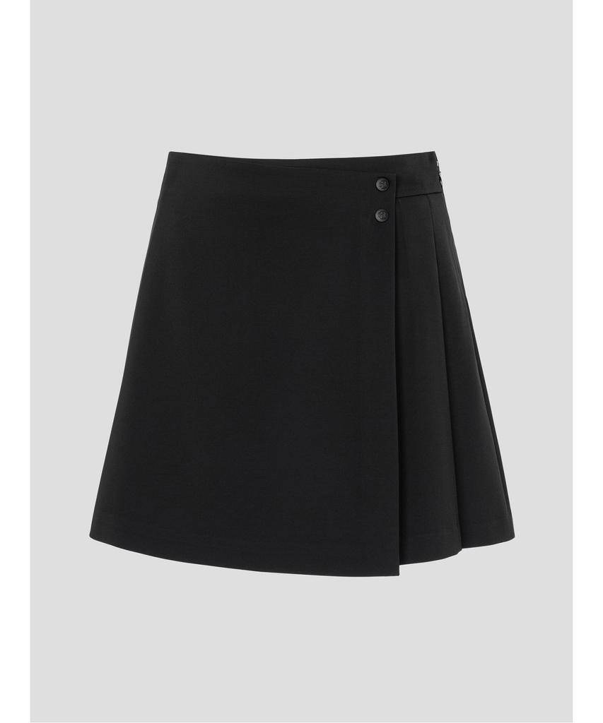 BEANPOLE GOLF [B_Under] Women'S Back Pleatage Contrast Culottes Black