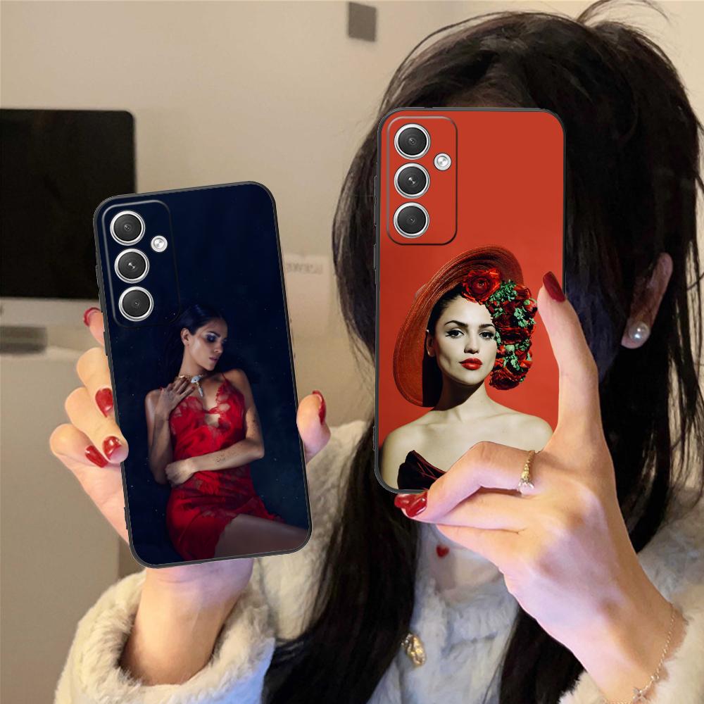 Fashion Eiza Gonzalez Matte Mobile Phone Case for Samsung Galaxy S26 S25 S24 S23 S22 S21 S20 Note20 Plus FE Ultra Colorful Cover
