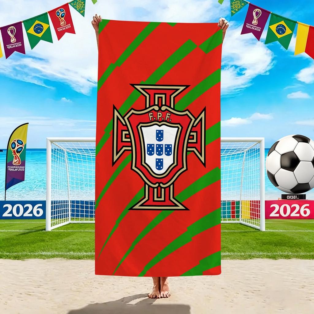 World Cup Beach Towels, Us-Canada-Mexico Football Team Microfiber Quick-Drying Absorbent Bath Towels, Sports Towels
