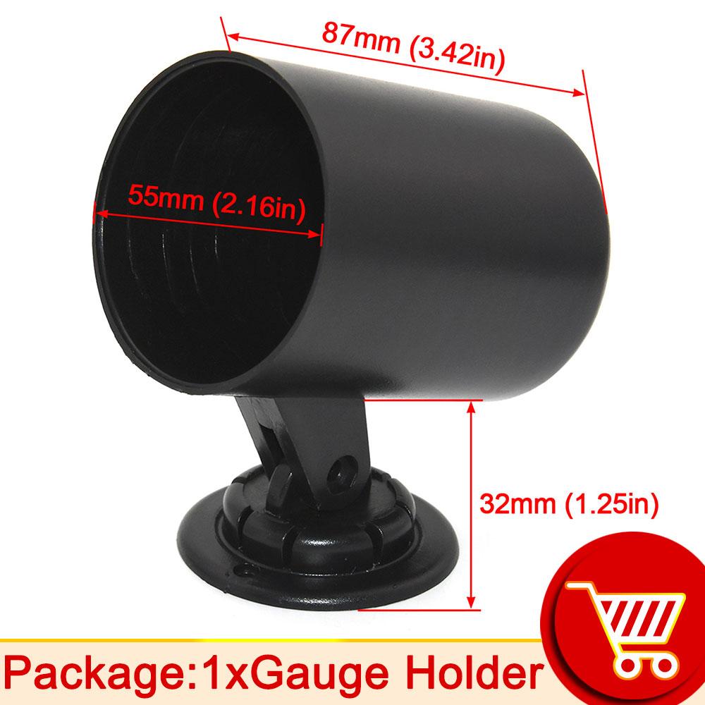 

AD 52mm Water Temperature Gauge + 10mm Sensor Boost Gauge Bar Psi Vacuum Oil Temp Press Voltmeter Tachometer RPM Car Gauge Pods