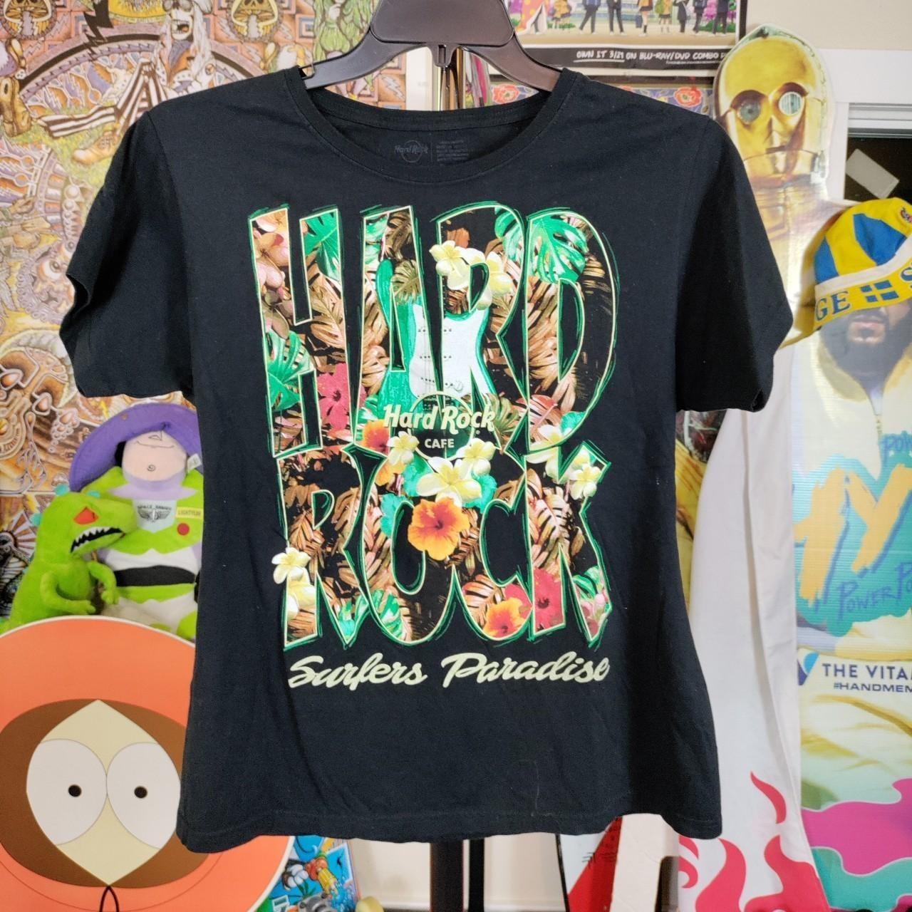 Hard Rock Cafe Surfers Paradise Medium 20x26 A2ed Unisex T-Shirt XL