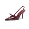 Fashion 2025 Summer High Heel Women Sandals Fashion Butterfly-knot Dress Singbacks Pumps Elegant Party Wedding Female Shoes