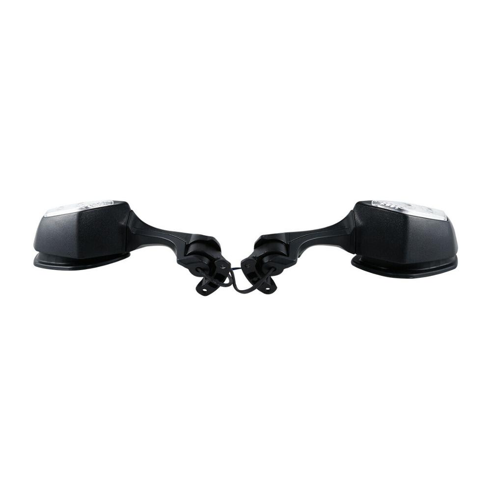 Motorcycle Rear View Mirrors LED Turn Signal For Kawasaki Ninja ZX10R 2016-2023 2018 19