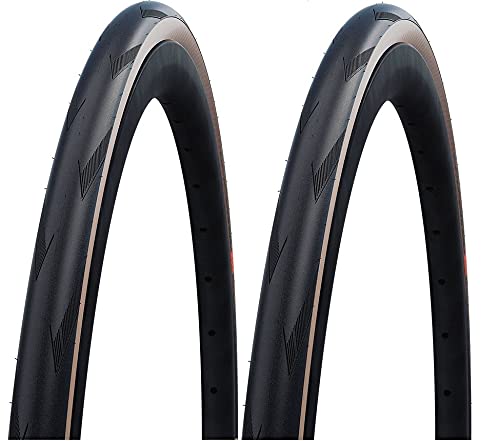 

Set of 2 Schwalbe Pro One ADDIX Race Clinchers, 700c (700x28c, Transparent Skin) [Imported]