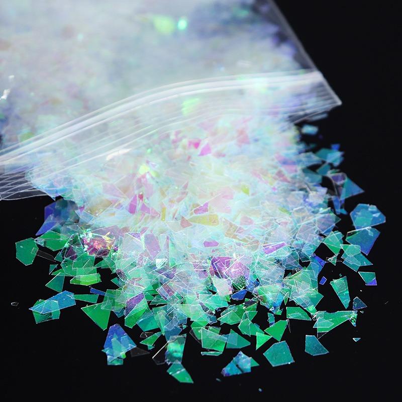 10G/sacchetto laser frammenti irregolari unghie glitter 10 tipi di decorazione unghie illusoria PET fai da te toppa per unghie decorazione design