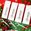 Christmas 250PCS Dental Floss Picks Individually Wrapped Disposable Teeth Cleaning Tools for Holiday Home Party & Travel