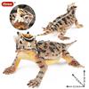 Oenux New Simulation Wild Reptile Animals Action Figures Lizard Model Figurines Kids Education Congnitive Scene Decoration Toy