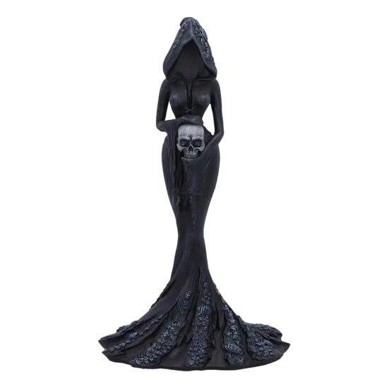 Faceless Hooded Resin Statue Gothic Dark Halloween Ornament Mysterious Ghost